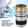 XHTLLO 60X Achromatic Microscope Objective, RMS Thread Microscope Achromatic Objective Lens, 185 Optical Glass Objective Lens, Microscope Parts view 4