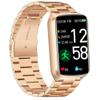 Lamshaw Compatible for Amzhero Fitness Tracker Band, 16mm Quick Release Stainless Steel Metal Replacement Straps Compatible for Amzhero D26 1.47 Inches Fitness Tracker (Rose Gold) view 1