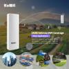 KuWFi 5.8G 3KM Gigabit Wireless WiFi Bridge Point to Point Outdoor Work for Starlink Satellite Signal Extend Outdoor Super Long Range WiFi Router Bridge 1000Mbps Ethernet Port 24V PoE Power 2-Pack view 4