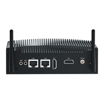 VENOEN Fanless Industrial PC i5 8250U/8350U Mini PC W11 Pro, 16GB DDR4 1TB SSD Mini Industrial Computer, 2*HD Double Display Output, 2*RS 232 COM, SIM Slot, Dual Gigabit LAN, Wifi5/BT4.2, VESA