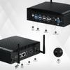 VENOEN Fanless Industrial PC i5 8250U/8350U Mini PC W11 Pro, 16GB DDR4 1TB SSD Mini Industrial Computer, 2*HD Double Display Output, 2*RS 232 COM, SIM Slot, Dual Gigabit LAN, Wifi5/BT4.2, VESA view 2