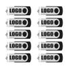 10 Pack USB Flash Drive Free Customized Personalized Logo, Custom Name USB 2.0 Metal Portable Disc, USB Thumb Drive Memory Stick Customized Logo for Company Advertising Individuals (64, GB) view 1