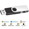 10 Pack USB Flash Drive Free Customized Personalized Logo, Custom Name USB 2.0 Metal Portable Disc, USB Thumb Drive Memory Stick Customized Logo for Company Advertising Individuals (64, GB) view 2
