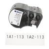 Brady Self-Laminating Vinyl Label Tape for Label Printer BMP51/BMP53/M511 - Self Adhesive Printer Labels - Black on White, Transparent (25,40 mm (W) x 7,62 m (L)) - M5C-1000-427 view 1
