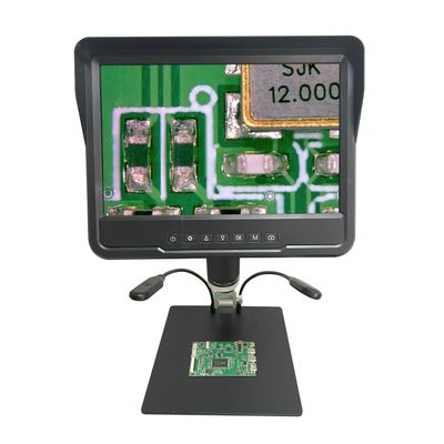 4MP 10.1-inch LCD Digital Microscope 10x-300x Magnifications HDMI-Out with Professional Stand UM101