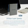 Transcend 2TB External SSD, USB 3.2 Gen 2 (20Gbps), Up to 2,000MB/s, Portable SSD with USB-C Cable, for Steam Deck, ROG Ally, MSI Claw, Windows&Mac, iPhone, iPad, Android, PS5, Xbox, Smart TV view 4