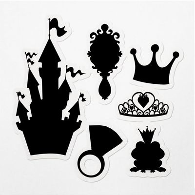 Decal Stickers of Princess Premium Indoor (No Waterproof) Vinyl Decal Stickers for Laptop Phone Accessory Helmet Car Window Mug Tuber Cup Door Wall Decoration - USCVER3c9189aBL0124
