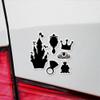 Decal Stickers of Princess Premium Indoor (No Waterproof) Vinyl Decal Stickers for Laptop Phone Accessory Helmet Car Window Mug Tuber Cup Door Wall Decoration - USCVER3c9189aBL0124 view 2