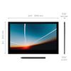 Wacom Movink Drawing Tablet with Screen, 13.3" OLED Touchscreen Portable Graphic Art Tablet w/Pro Pen 3, 10-bit Color Display for Mac, PC, Chromebook & Android view 3