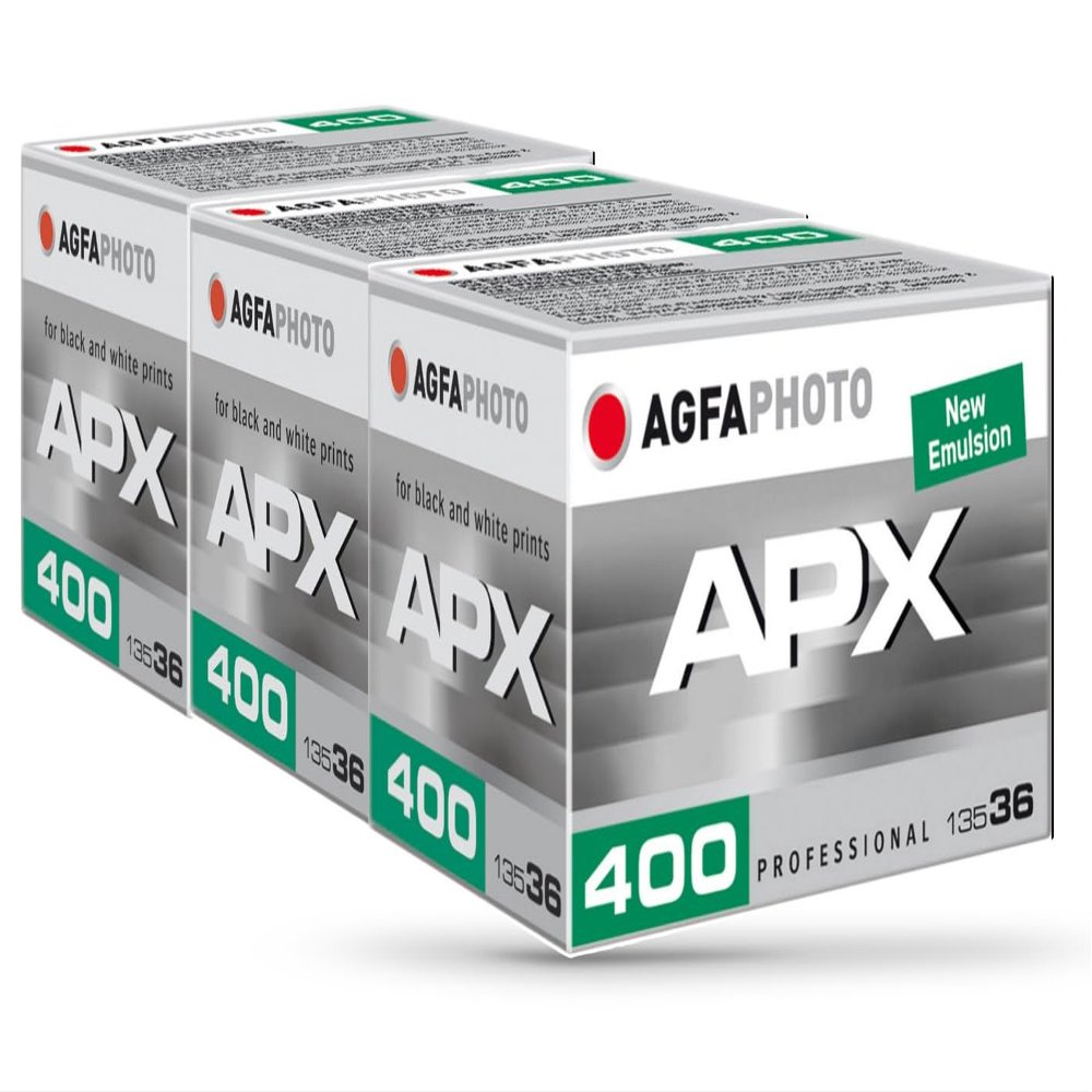 AgfaPhoto APX 400-36 Triple Pack Black/White Picture Film
