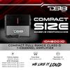 DS18 ION600.1D Powerful and Compact Monoblock 1 Channel Amplifier Full Range 600W RMS Class D - Micro Digital 1-Channel Car Amplifier - Remote Subwoofer Level Control Included view 2