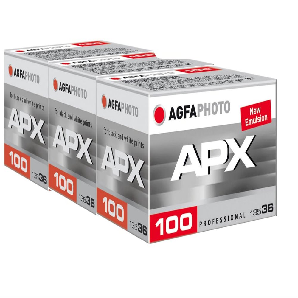 AgfaPhoto APX 100-36 Triple Pack Black/White Picture Film