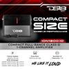 DS18 ION1200.1D Powerful and Compact Monoblock 1 Channel Amplifier Full Range 1200 Watts RMS @ 1-Ohm Class D - Micro Digital 1-Channel Car Amplifier - Remote Subwoofer Level Control Included view 2