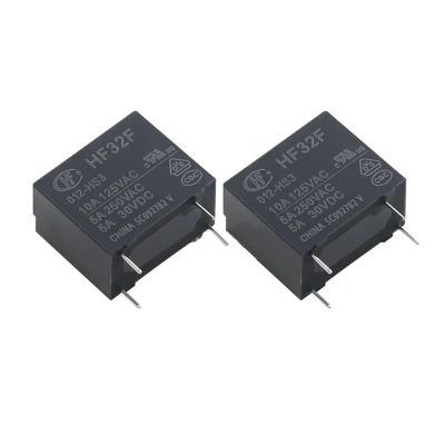 TOBAYA 5PCS/10PCS Relays HF32F-5V-12V-24V-HS3 4Pin 10A 125VAC (Size : 10PCS HF32F-5V-HS3)