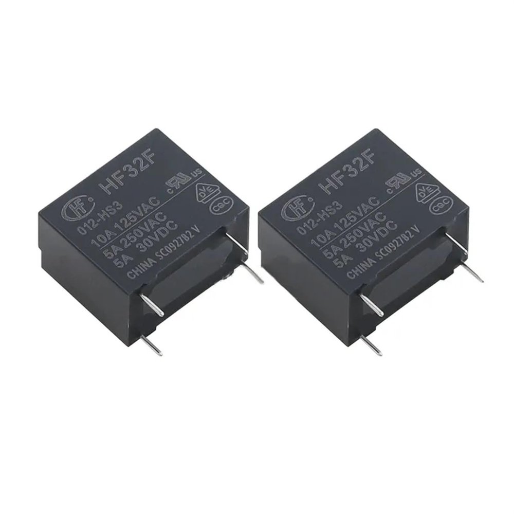 TOBAYA 5PCS/10PCS Relays HF32F-5V-12V-24V-HS3 4Pin 10A 125VAC (Size : 10PCS HF32F-5V-HS3)