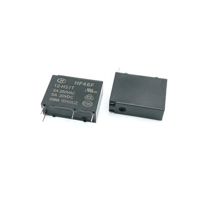 TOBAYA 5PCS/10PCS Relays HF46F-HS1T(5V12V24V) 4Pin 5A 250VAC (Size : 5PCS HF46F-24V-HS1T)