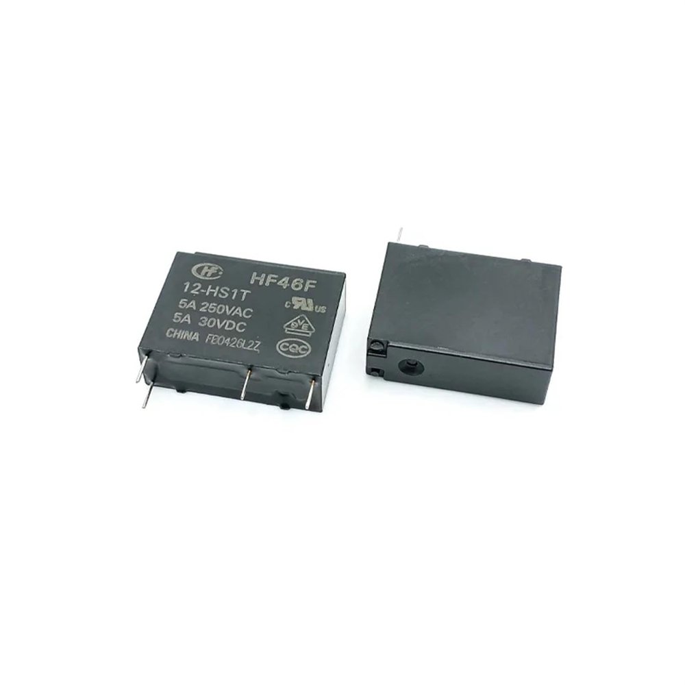 TOBAYA 5PCS/10PCS Relays HF46F-HS1T(5V12V24V) 4Pin 5A 250VAC (Size : 5PCS HF46F-24V-HS1T)