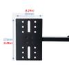 GLigeT Monitor Speaker Stands Audio Stand Speaker Wall Mount Bracket Media Equipment Hanger Retractable Speaker Stand Load-Bearing 45kg Black Studio Monitor Stand view 3