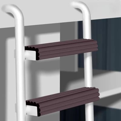 Soft Bunk Bed Ladder Cover Foam Padding, Self-stick Table Edge Protector Strips Extra-Wide, Dormitory Traction Treads Stair Steps Pads Furniture Corner Safety Bumpers ( Color : Brown , Size : 5m/16.4f