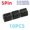 TOBAYA Relays JS1-5V-F JS1-12V-F JS1-24V-F AJS1319F AJS1311F AJS1312F 5Pin 10A 125V (Size : 10PCS JS1-12V-F) view 2