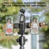 CamGo Sunnylife Dual Phone Vlogging Bracket Mount for Osmo Pocket 3 view 4