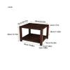 GLigeT Monitor Speaker Stands Audio Rack Floor-Standing Wooden Rack Audio Rack TV Rack Media Rack Audio Rack 2 Layer Speaker Rack Shelf Bookshelf Studio Monitor Stand view 2