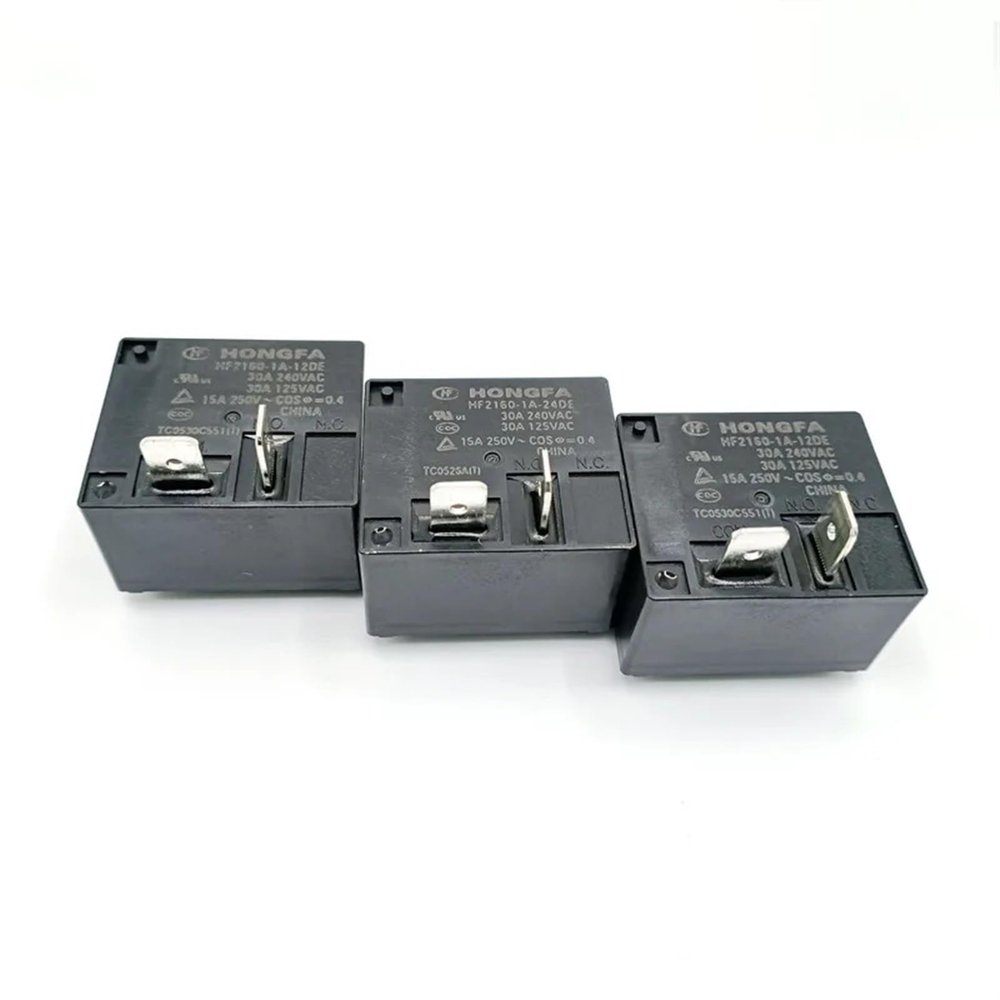 TOBAYA Relays 5/10Pcs HF2160-1A-12DE HF2160-1A-24DE 4Pin 30A Water Heater Air Conditioning Relays (Size : 5PCS HF2160-1A-24DE)
