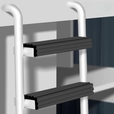 Soft Bunk Bed Ladder Cover Foam Padding, Self-stick Table Edge Protector Strips Extra-Wide, Dormitory Traction Treads Stair Steps Pads Furniture Corner Safety Bumpers ( Color : Black , Size : 2m/6.6ft