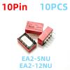 TOBAYA Relays 10PCS EA2-5NU EA2-12NU 10Pin 1A Signal Relay (Size : EA2-12NU) view 2