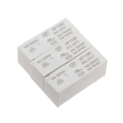 TOBAYA Relays 5PCS/10PCS HF118F-005-1ZS1T HF118F-012-1ZS1T HF118F-024-1ZS1T 5Pin10A 250VAC (Size : 5PCSHF118F024-1ZS1T)