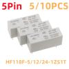 TOBAYA Relays 5PCS/10PCS HF118F-005-1ZS1T HF118F-012-1ZS1T HF118F-024-1ZS1T 5Pin10A 250VAC (Size : 5PCSHF118F024-1ZS1T) view 2