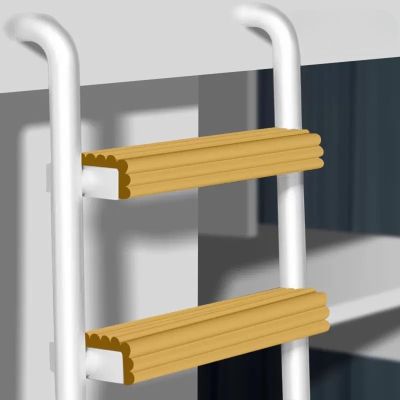 Soft Bunk Bed Ladder Cover Foam Padding, Self-stick Table Edge Protector Strips Extra-Wide, Dormitory Traction Treads Stair Steps Pads Furniture Corner Safety Bumpers ( Color : Dark Yellow , Size : 2m