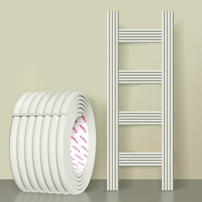 Bunk Bed Ladder Pads Safety Cover Dormitory, Adjustable Edge Protector for Stair Steps Traction Treads, Non Slip Strong Adhesive Furniture Table Corner Guards Foam Padding ( Color : White , Size : 15m