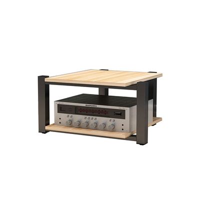 GLigeT Monitor Speaker Stands Audio Bracket Floor Type Audio Bracket Modern Living Room Cabinet Rack Two-Story Audio Bracket 15.74 inches High Studio Monitor Stand (Color : B)