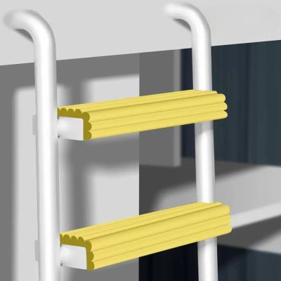 Soft Bunk Bed Ladder Cover Foam Padding, Self-stick Table Edge Protector Strips Extra-Wide, Dormitory Traction Treads Stair Steps Pads Furniture Corner Safety Bumpers ( Color : Yellow , Size : 2m/6.6f