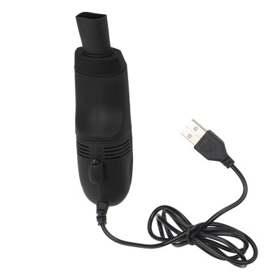 NSXAYIWE Mini Nail Dust Collector, Portable Mini Keyboard Cleaner Handheld Nail Fan Dust Collector with Large Suction, Rechargable Vacuum Cleaner for Nail Art Computer (Black)