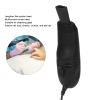 NSXAYIWE Mini Nail Dust Collector, Portable Mini Keyboard Cleaner Handheld Nail Fan Dust Collector with Large Suction, Rechargable Vacuum Cleaner for Nail Art Computer (Black) view 2