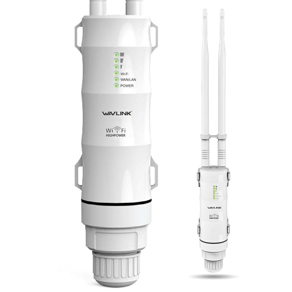 WAVLINK AC600 WL-WN570HA1 2.4G/5GHz Outdoor Weatherproof Wireless WiFi Signal Amplifier Range Extender Booster AP/Router/Repeater/WISP Bridge Supported Modes (Renewed)