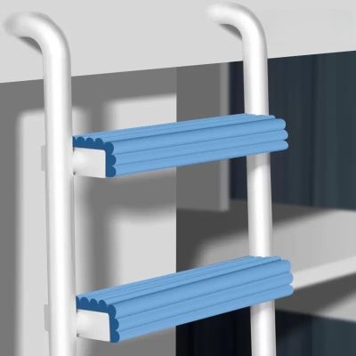 Soft Bunk Bed Ladder Cover Foam Padding, Self-stick Table Edge Protector Strips Extra-Wide, Dormitory Traction Treads Stair Steps Pads Furniture Corner Safety Bumpers ( Color : Blue , Size : 10m/32.8f