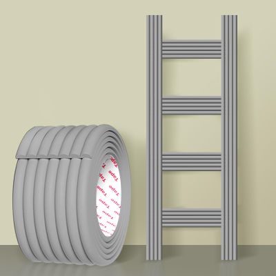 Bunk Bed Ladder Pads Safety Cover Dormitory, Adjustable Edge Protector for Stair Steps Traction Treads, Non Slip Strong Adhesive Furniture Table Corner Guards Foam Padding ( Color : Grey1 , Size : 10m