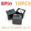 TOBAYA RELAYS 10PCS SRE-5V-12V-24VDC -SL-2C 8Pin 5A 125VAC (Size : SRE-5VDC-SL-2C) view 2
