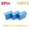 TOBAYA 10PCS SMIH-5VDC 12VDC 24VDC-SL-C 8PIN 16A 250VAC (Size : SMIH-12VDC-SL-C) view 2