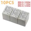 TOBAYA Relays 10PCS SRG-S-105DM SRG-S-112DM SRG-S-124DM 4Pin 10A 277VAC (Size : 10PCS SRG-S-112DM) view 2