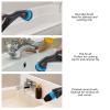 HyKab Spin Scrubber,Handheld Spin Scrubber USB Multifunctional Cleaning Brush for Bathroom Kitchen Car Brushes view 3