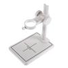 JAGTRADE Microscope Stand Plastic Adjustable Base Stand Holder Desktop Support Bracket for USB Digital Microscope Endoscope Magnifier Camera, 146x140x100x10mm, White view 1