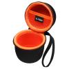 LTGEM Case Compatible with Sony SRSXB13/B/SRS-XB100 / SRS-XB12 Extra Bass Portable Waterproof Speaker, Black+Orange view 3