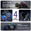 ZHIDUOXING Motorcycle Bluetooth Headset, Q18 Motorcycle Intercom with Music Sharing,1000m 2 Riders Motorbike Intercom HiFi Stereo Sound/CVC Noise Reduction/Automatic Response(2Pack) view 2
