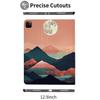 Case for iPad Pro 11 Inch Case 2020(2nd Gen) with Pencil Holder, Smart iPad Case Support Touch ID and Auto Wake/Sleep -Mountains Moon view 4