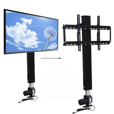 HinLIaDa Motorized TV Lift with Mount Bracket &Remote Control, for Screens 26"-57", Height Adjustable up to 28 Inches(700MM), Vertical Lift TV Stand with Steel Construction