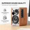 Edifier Powered Bookshelf Speakers R1280T with WiiM Mini AirPlay2 Wireless Wi-Fi Audio Streamer, Stream Hi-Res Audio from Spotify, Amazon Music and More view 2